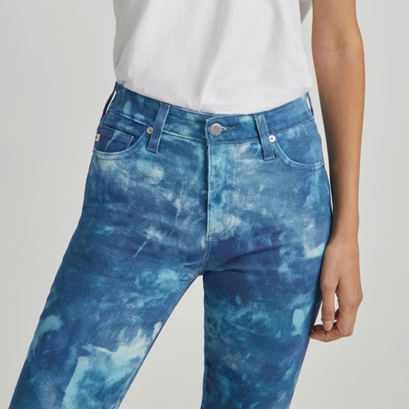 AG Jeans - Mari Slim Straight - Abstract Tiedye - Size 30 - NWT - NEW WITH TAGS - Picture 3 of 10